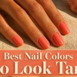 Various nail polish colors displayed to enhance a tan.