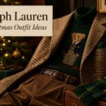Various Ralph Lauren Christmas outfits displayed together for inspiration.